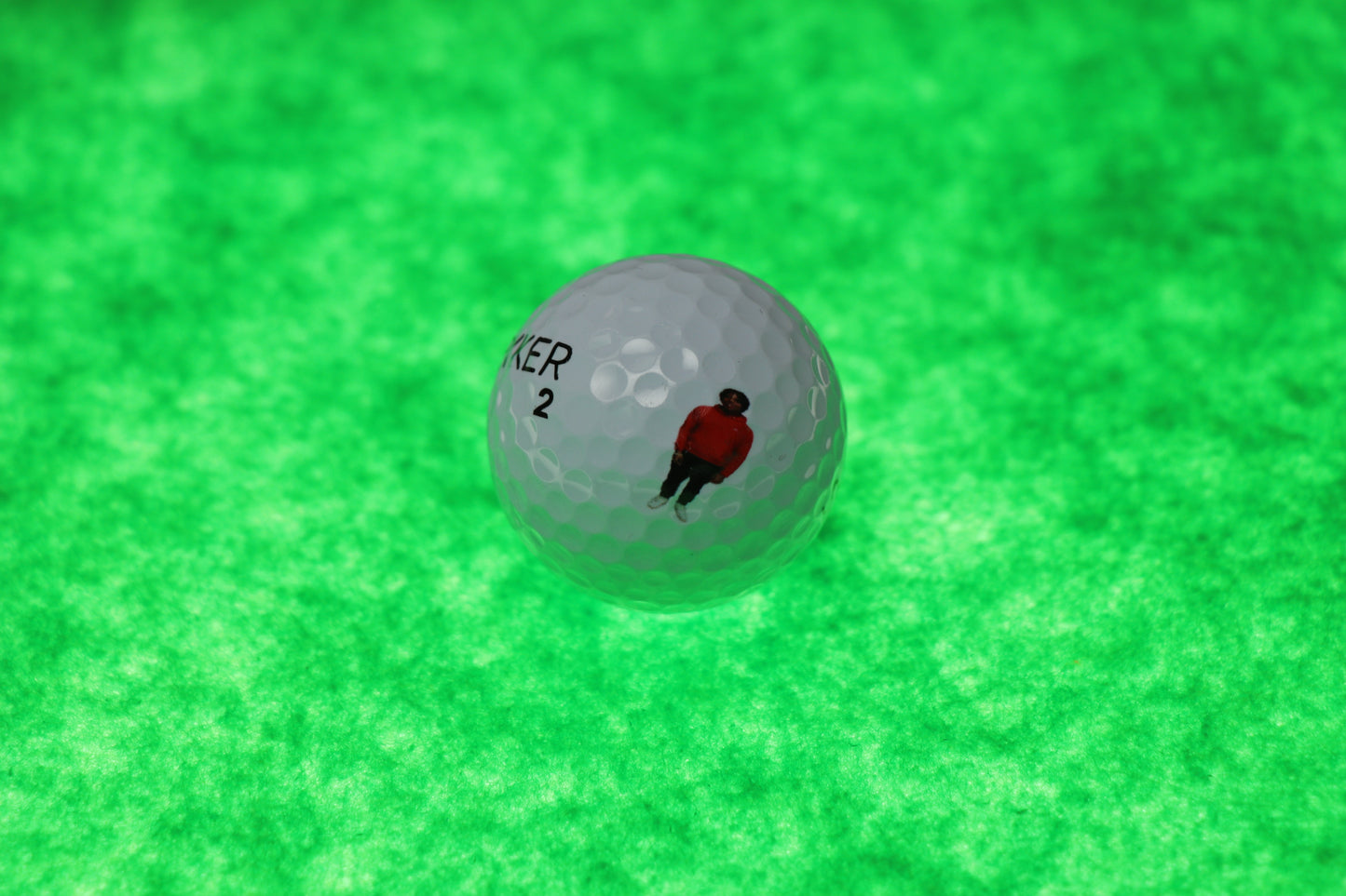 Single Custom Golf Ball (Black & White)