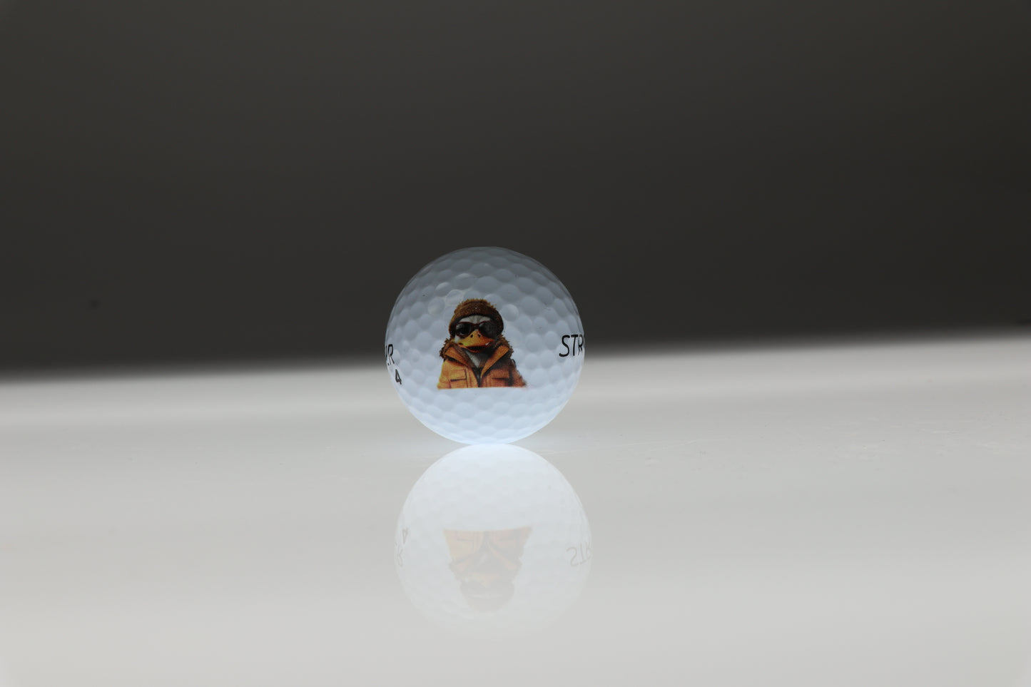 Single Custom Golf Ball (Black & White)